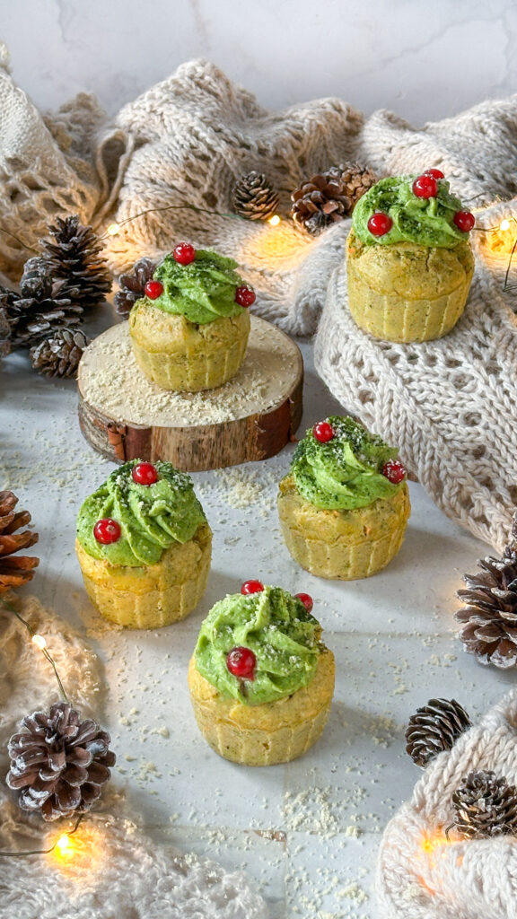Cupcake salati di Babbo Natale
