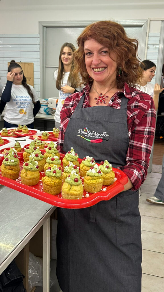 un dono nuovo cupcakes salati di Babbo Natale