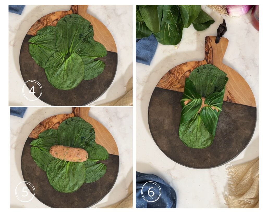 come preparare involtini di pak choi