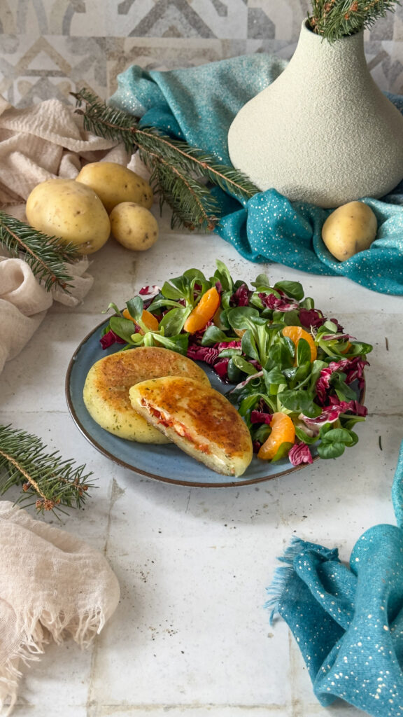 Burger di patate senza glutine e lattosio