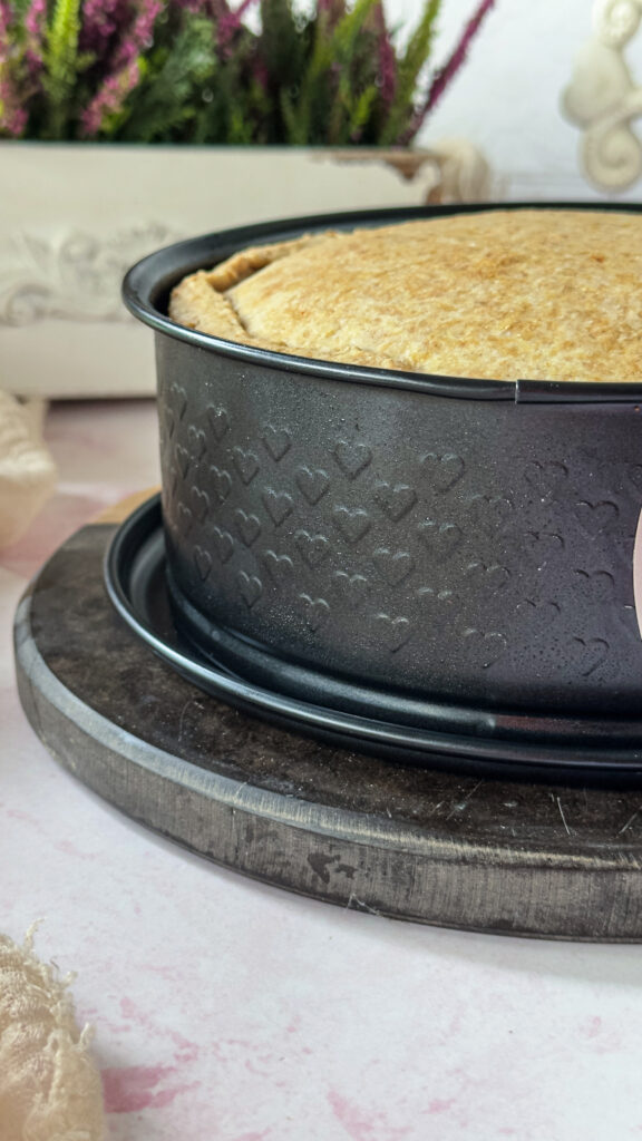 cassata vegana nello stampo