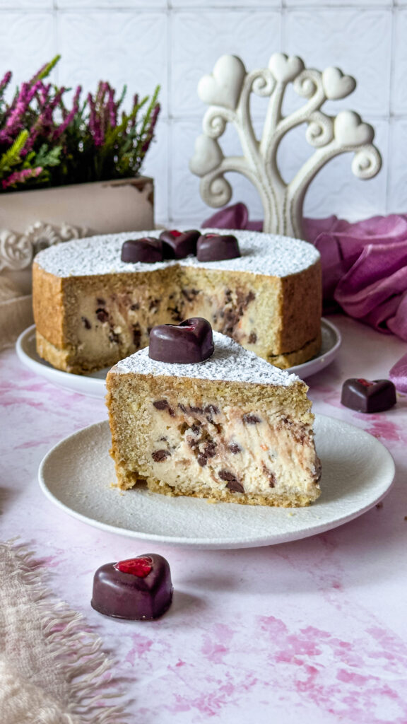 fetta di cassata vegana con silken tofu