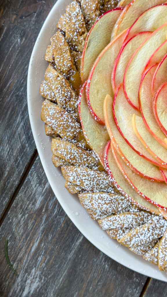 Crostata di mele veg senza stampo