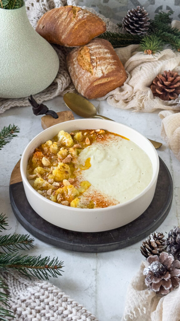 Vellutata cremosa di cavolfiore arrosto