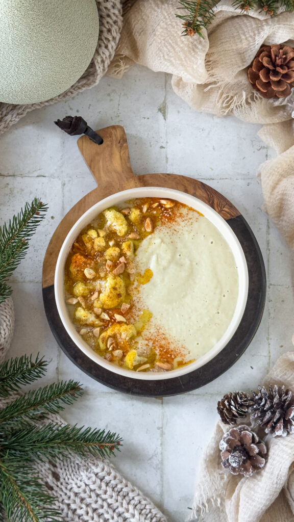 Vellutata cremosa di cavolfiore arrosto