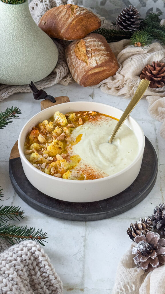 Vellutata cremosa di cavolfiore arrosto