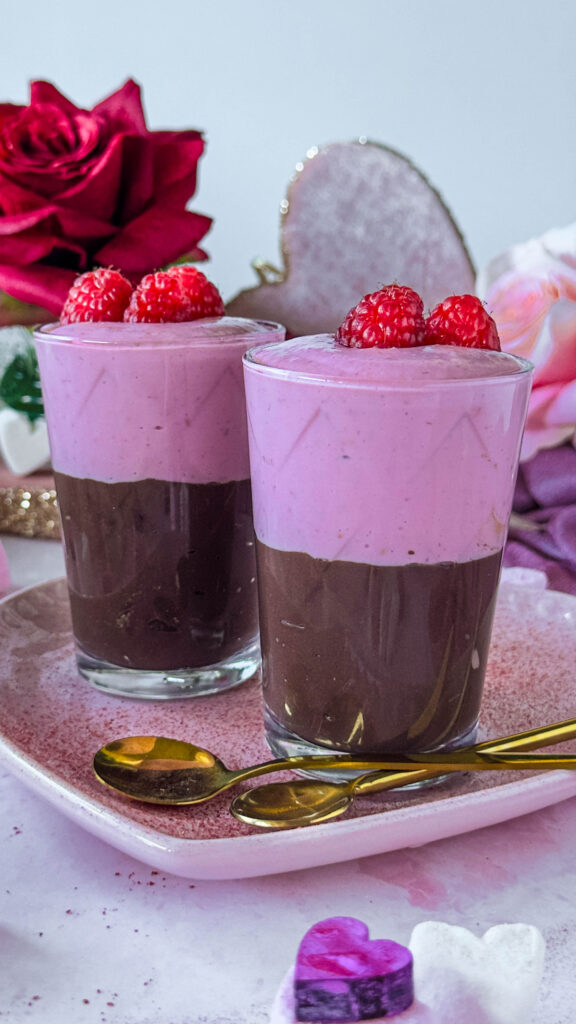 Cremoso lampone e cioccolato veg senza zuccheri raffinati