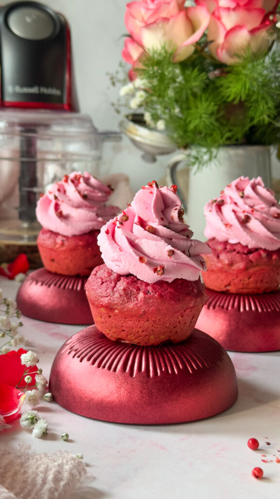 Muffin salati veg alla barbabietola