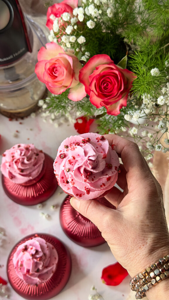 Muffin salati veg alla barbabietola san valentino