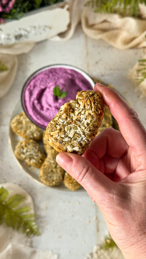 Nuggets di ceci in friggitrice ad aria