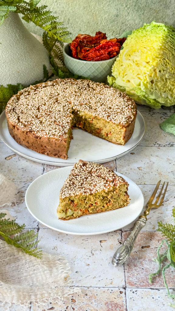 frittata di ceci vegana spessa e gustosa