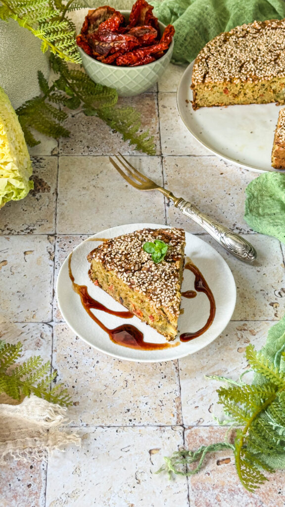 farifrittata con aceto balsamico e menta